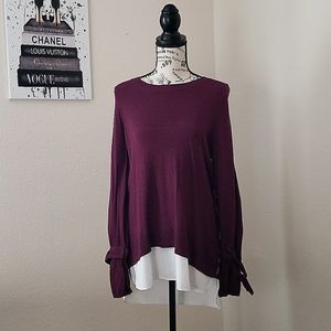 Lacy Back Sweater